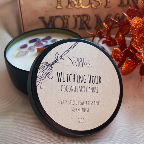 Witchy Woman Hearty Spiced Pear & Crisp Apple Coconut Soy Candle