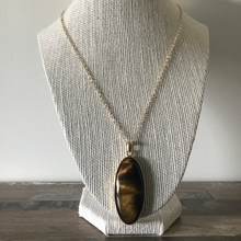 Load image into Gallery viewer, Tigers Eye Statement Necklace