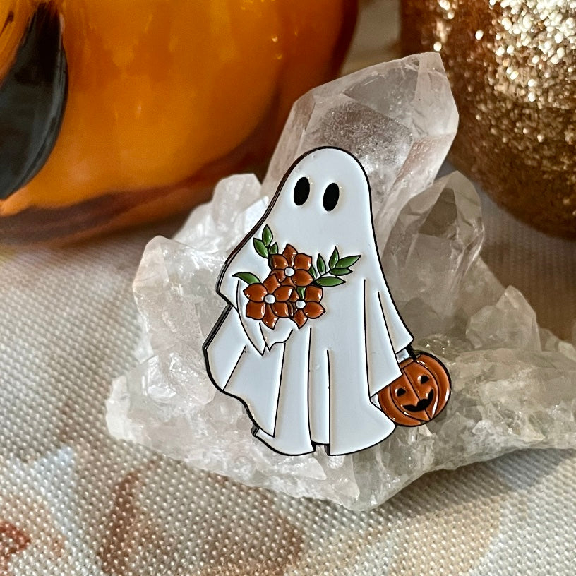 Hey Boo Ghost Pin